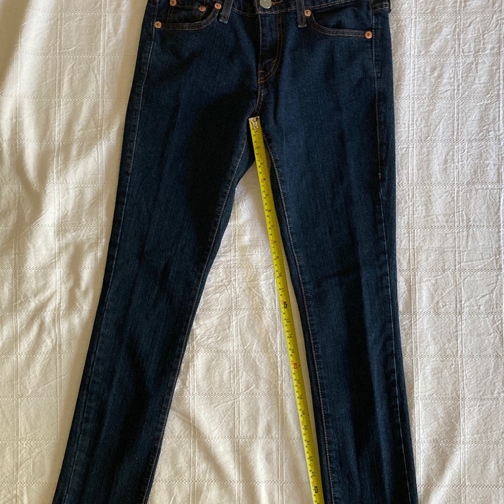 Levi's Women's Deep Indigo Low Skinny Jeans. EXCELLENT CONDITION.